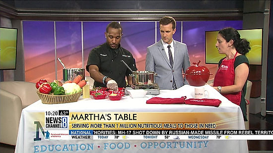 Chef Jojo on "Let's Talk Live" from 10/13/15 (TV debut)